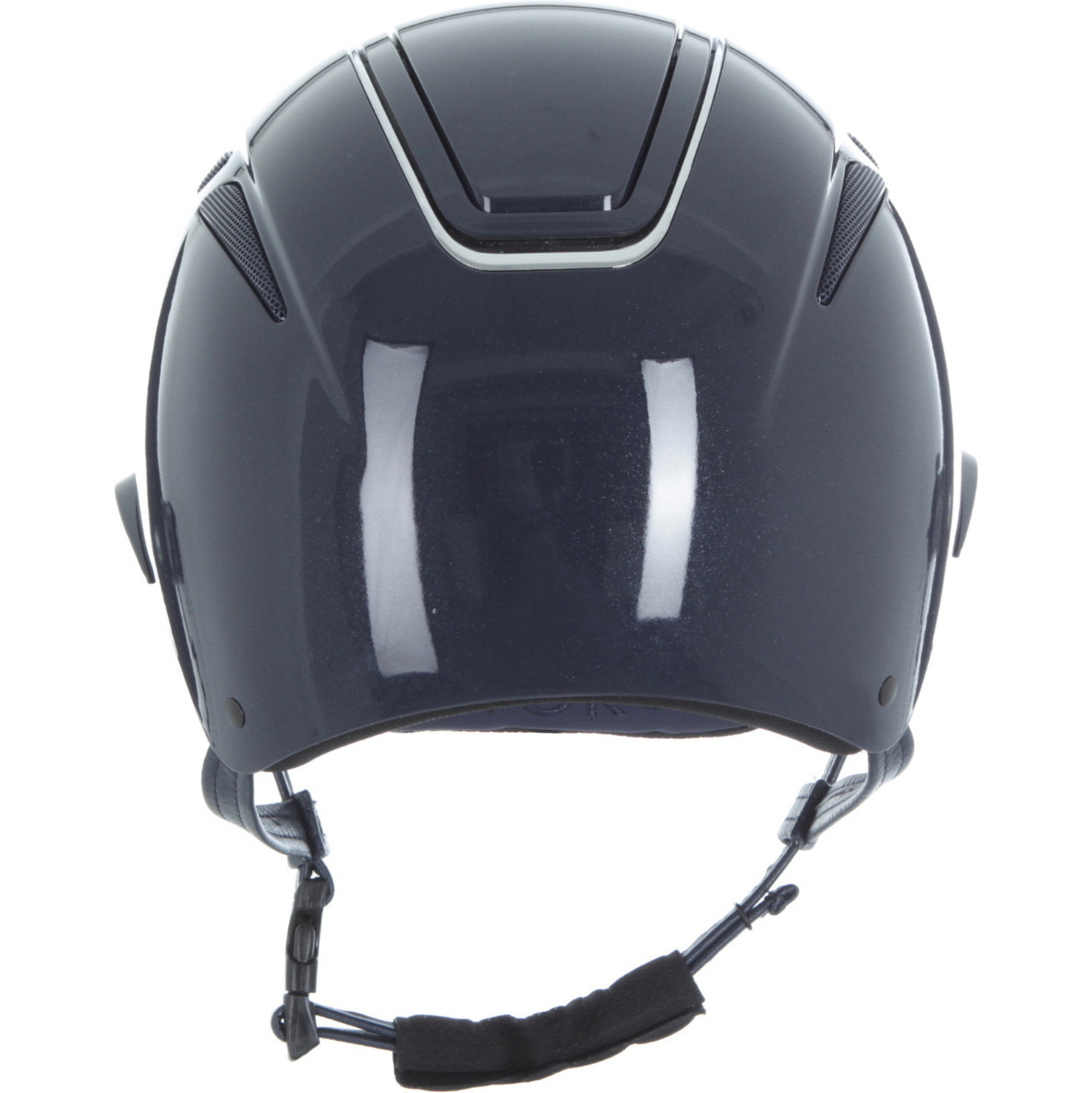 2026 Evoke Unisex Callisto Wide Peak Riding Hat & Liner 200362003 - Navy / Metallic / Chrome